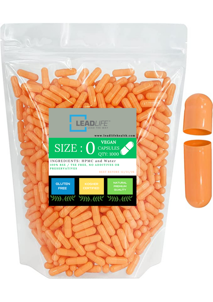 
                  
                    Veggie Pill Capsules in Orange Colour
                  
                