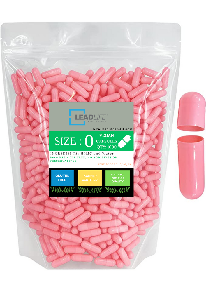 
                  
                    Veggie Pill Capsules in Pink Colour
                  
                