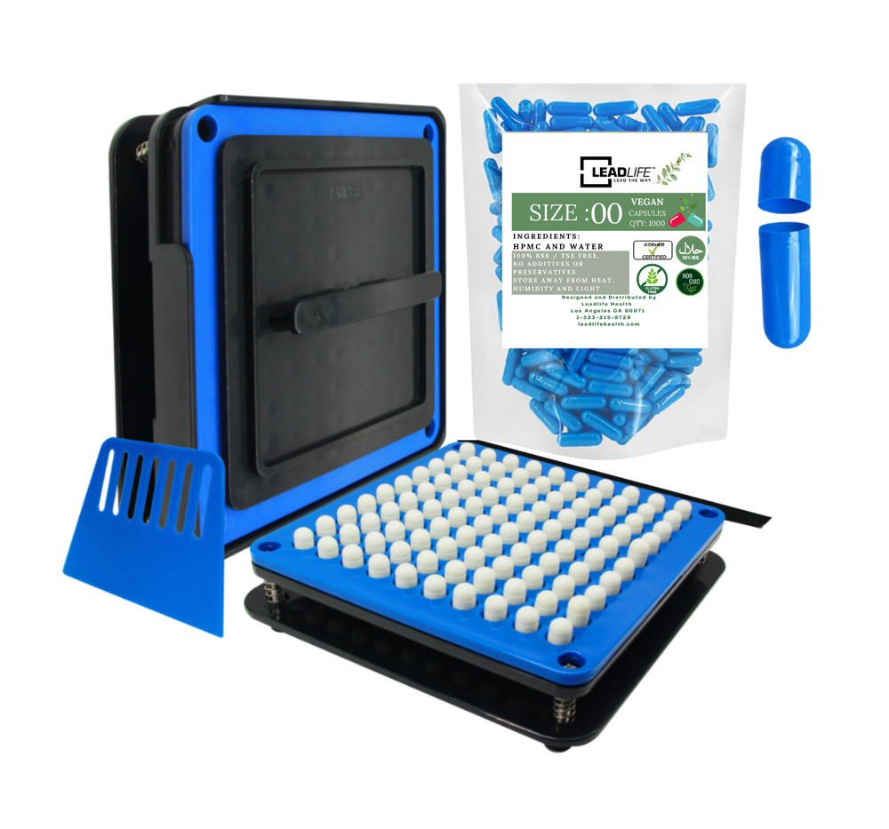 
                  
                    Bundle - Empty Vegan Clear Capsules & 100 holes Capsule Filling Machine
                  
                